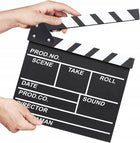 Klaps filmowy rekwizyt filmowy fotograficzny gadżet reżyserski tablica do oznaczania ujęć, akcesorium na plan zdjęciowy