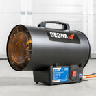 Nagrzewnica gazowa 230V dmuchawa moc 17kW DEDRA reduktor wąż UCHWYT mocna grzewcza