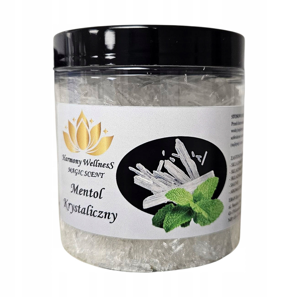 MENTOL KRYSTALICZNY NATURALNY 100G DO SAUNY AROMATERAPIA SAUNA INHALACJA kryształki do kabiny fińskiej, chłodzący
