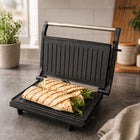 Opiekacz grill elektryczny airdweller 1000W do kanapek panini toster 180° nominalna czarny