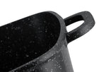 Garnek 6,5 L brytfanna gęsiarka 28 x 28cm Patelnia Indukcja Gaz naczynie aluminiowe z powłoką marmurkową, do duszenia i