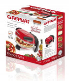 Piec do pizzy G3FERRARI G10006 kamień 400°C + NÓŻ do pizzy + ebook 10 l 1200 w czerwony