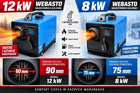 NAGRZEWNICA OLEJOWA REALNE 12 KW SPALINOWA WEBASTO OGRZEWANIE POSTOJOWE grzewcza