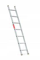 Drabina aluminiowa przystawna 1x7 mocna baulich hak opierana do prac na wysokości, udźwig 150 kg, wysokość robocza 2,95