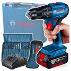 EXCLUSIVE - Bosch Professional GSB 185-Li Wiertarka +23bity 06019K3102 (A) wkrętarka akumulatorowa bezszczotkowa 18V do
