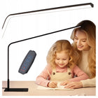 Lampa biurkowa LED regulacja natężenia barwy, do pracy nauki laptopa Nocna lampka stołowa, ściemniana, zmienna