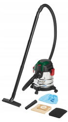 Odkurzacz przemysłowy Parkside PWD 12 B1 1300 w na mokro i sucho warsztatowy, zbiornik 12 l, przepływ 33 l/s, 8