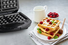 Opiekacz wielofunkcyjny ST250 Eldom 5 w 1 Tosty Grill Gofry Orzeszki Donaty nominalna srebrny/szary