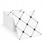 Płytki samoprzylepne pcv wodoodporne 10szt 0,9m2 naklejane decor nowoczesne panele ścienne 30x30 cm błyszczące gładkie