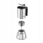 Kawiarka zaparzacz do kawy stal nierdzewna 4 filiżanki kawy transa 200ml moka na indukcję, espresso