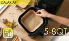 WKŁAD AIR FRYER 400 SZT PAPIER 20x20cm WKŁADY DO FRYTKOWNICY BEZTŁUSZCZOWEJ papier do pieczenia 20 cm /Wzór