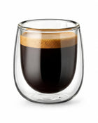 6x SZKLANKI TERMICZNE DO KAWY LATTE ESPRESSO 120ml ATESTOWANE podwójna ścianka, szklane, na herbatę, bezbarwne