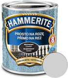 Hammerite na rdzę 0,7l srebrnoszary młotkowy farba do metalu emalia antykorozyjna, powłoka ochronna do renowacji