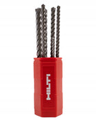 Zestaw wierteł SDS Plus Hilti do betonu żelbetu 6 sztuk TE-CX M1 4-ostrzowe cegły, ceramiki, kamienia, szalunkowe