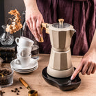 Kawiarka elektryczna Klausberg KB-7999 Moka 6 espresso 500W on/off Beżowa 300 ml 500 w beżowy aluminium, tworzywo