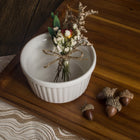 6 x kokilka naczynie żaroodporne zestaw do zapiekania 9 cm miski livello foremki porcelanowe do sufletu, 180 ml, do