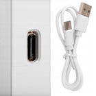Plafon LED lampa sufitowa panel czujnik ruchu PIR akumulator bateria USB kwadratowe białe oświetlenie do szafy
