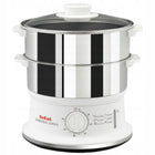 Parowar Tefal Convenient Inox VC145130 900 w garnek do gotowania na parze, 2 pojemniki, pojemność 6 l, pojemnik na