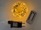 Lampki Choinkowe 1000 LED Mikro Drucik 100m Ciepły Biały IP44 Pilot