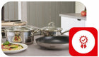 Patelnia TEFAL Duetto+ 24cm G7320434 do smażenia, nieprzywierająca, na indukcję, gaz, płytę ceramiczną i elektryczną