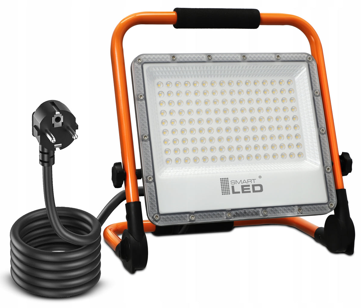 Halogen LED Naświetlacz 5m 100W Statyw Przewód Lampa Robocza Na Stojaku reflektor budowlany do pracy w terenie, 11000