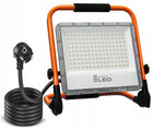 Halogen LED Naświetlacz 5m 100W Statyw Przewód Lampa Robocza Na Stojaku reflektor budowlany do pracy w terenie, 11000