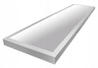 Panel LED Sufitowy 60W natynkowy 120 x 30cm Plafon 5400 lm lampa biurowa, oprawa oświetleniowa, biała, do wnętrz