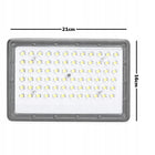 Halogen naświetlacz reflektor LED 50W wodoodporny zewnętrzny IP65 72 diody lampa robocza, oświetlenie posesji, 4500 lm