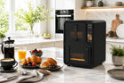 Frytkownica beztłuszczowa pionowa dwukomorowa AIR fryer pionowy 12l 2800W czarny