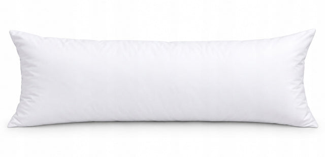 Poduszka 50x150 Dakimakura Anime Body Pillow Mikrofibra długa do przytulania, z wypełnieniem z kulki silikonowej, biała, zapinana na zamek