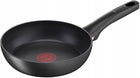Patelnia Ultimate tefal 20cm tytanowa indukcja naczynie do smażenia, okrągłe, czarne, do zmywarki, na kuchenki gazowe