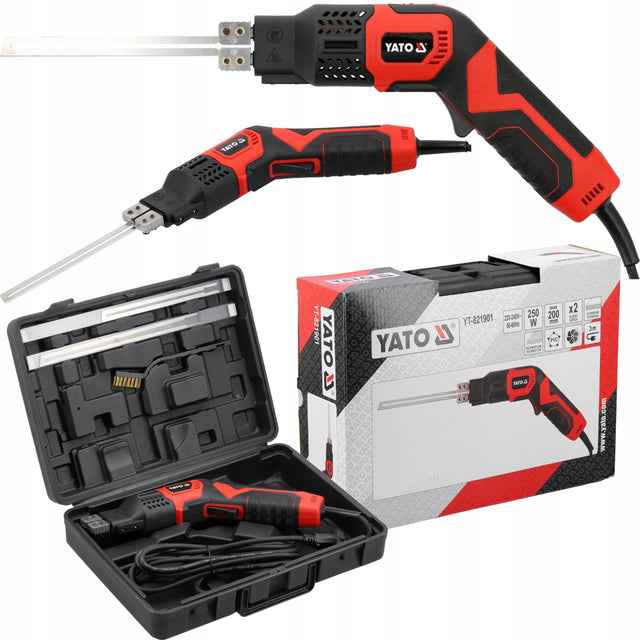 NÓŻ termiczny yato 250W zestaw 2 ostrza 200mm do styropianu z chłodzeniem