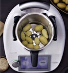 Stalowa osłonka noża miksującego do Thermomix TM5, TM6, TM7 / Obieraczka srebrny/szary