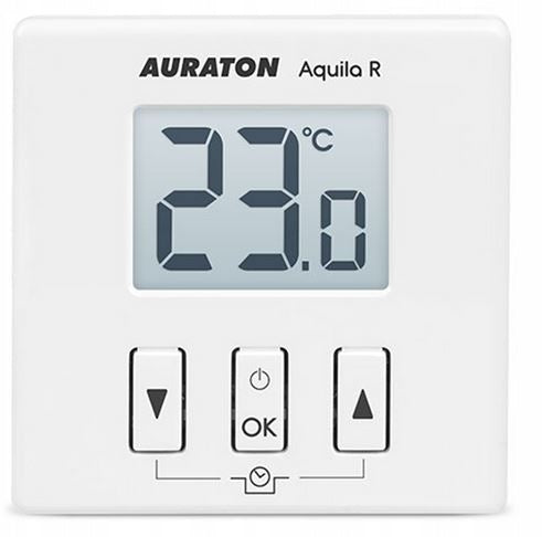 Auraton aquila R bezprzewodowy regulator temperatury (200R) kc662 termostat pokojowy, sterownik ogrzewania