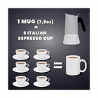 Ekspres do kawy Bialetti 6 filiżanek venus klasyczna 240 ml 500 w srebrny/szary stal nierdzewna