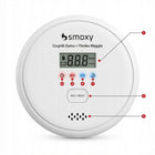 2X czujnik czadu i dymu wykrywacz tlenku węgla długa żywotność sensor CO bezprzewodowy alarm domowy, detektor pożarowy