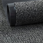 Wycieraczka pod Drzwi 80x120 Mata wejściowa do Butów Tekstylna z OekoTex ochrona podłogi, szara pvc 6 mm