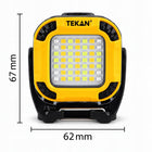 Lampka latarka mocna lampa 49x LED robocza z magnesem statyw wielofunkcyjna naświetlacz warsztatowy 2000 lm IP65 20 w