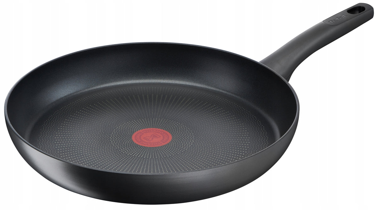 Duża patelnia do smażenia Tefal Ultimate 30cm z tytanem INDUKCJA gaz nieprzywierająca, okrągła, kuchnia ceramiczna i