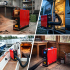 Nagrzewnica Olejowa Spalinowa 8kW Ogrzewanie Postojowe Dmuchawa 230V 12V