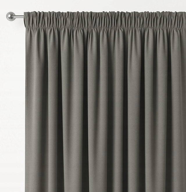 Zasłona zaciemniająca 90% na taśmie 140x240cm osłona okienna, półzaciemniająca, gładka, tunel lub żabki, gramatura 195 g/m²
