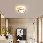 Lampa sufitowa LED plafon ring biały 32W 3000K - nowoczesna do salonu okrągła oprawa z ciepłym światłem, zintegrowane