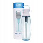 Butelka Filtrująca Bidon z Filtrem Aqualogis Aqua&Go Tritan Niebieska 750ml niebieski
