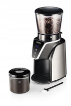 Młynek żarnowy do kawy elektryczny 31 poziomów stopnia mielenia 165W 275 g 165 w metal, tworzywo sztuczne mielenie kawy