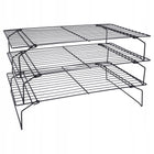 Kratka do studzenia babeczek ciastek lukrowania zestaw 3 szt 40x25cm ruszt cukierniczy metalowy do wypieków