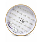Plafon Natynkowy LED 50cm Okrągły Kaszmir 50W 4000K 4250lm lampa sufitowa beżowa zintegrowane źródło światła neutralna