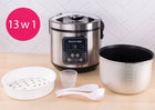 Multicooker elektryczny garnek szybkowar parowar 13 programów kamille do duszenia, pieczenia i gotowania na parze, 5 l