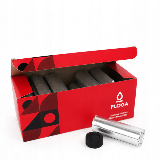 Węgielki trybularzowe Węgiel do trybularza shisha 27 mm - karton 120 sztuk tabletki do kadzidła żywicznego, kadzielnicy, bezzapachowe