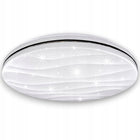 Lampa do łazienki plafon łazienkowy efekt gwiazd LED 32W barwa neutralna okrągła oprawa sufitowa biała, zintegrowane