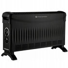 GRZEJNIK ELETKRYCZNY KONWEKTOROWY ENERGOOSZCZĘDNY TERMOSTAT 2000W 525 mm 330 mm grzewcza czarny